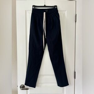 j. crew women’s wide leg navy joggers